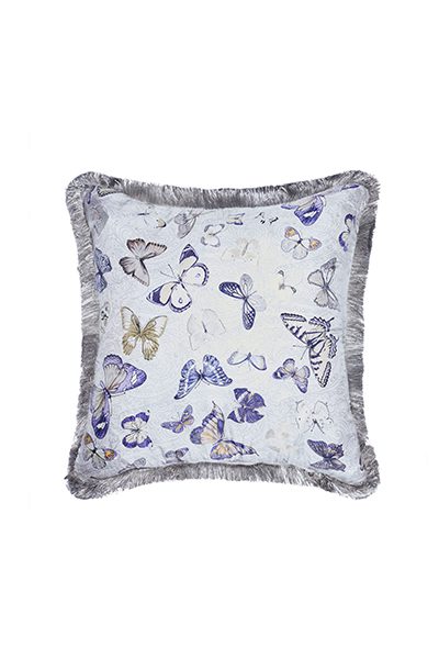 BAYONE CUSHION WITH PASSEMENTERIE,