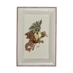 Fox Rectangular Tray