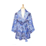 Baena Short Blue Bathrobe - Image 2