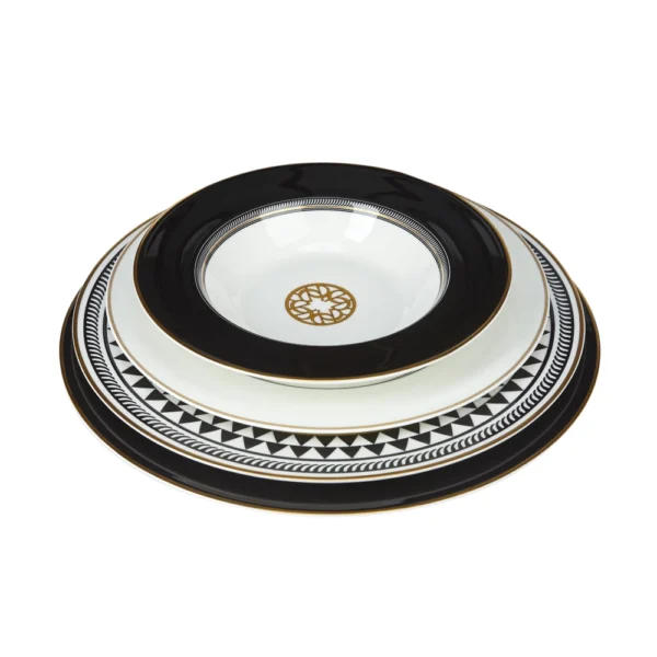 Mosaique De Baalbek Deep Round Platter - Image 3