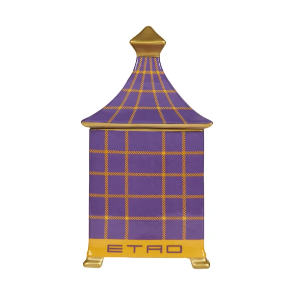 Pagoda Candle: Tartan - Image 2