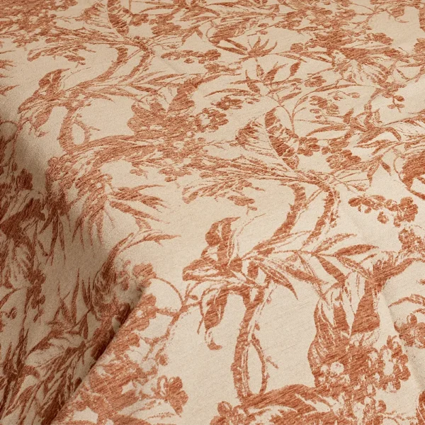 Peach Embroidered Bedspread - Image 4