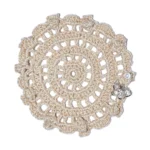 Pearl Coaster Beige Ornament