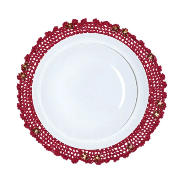 Pearl Placemat Red - Image 3