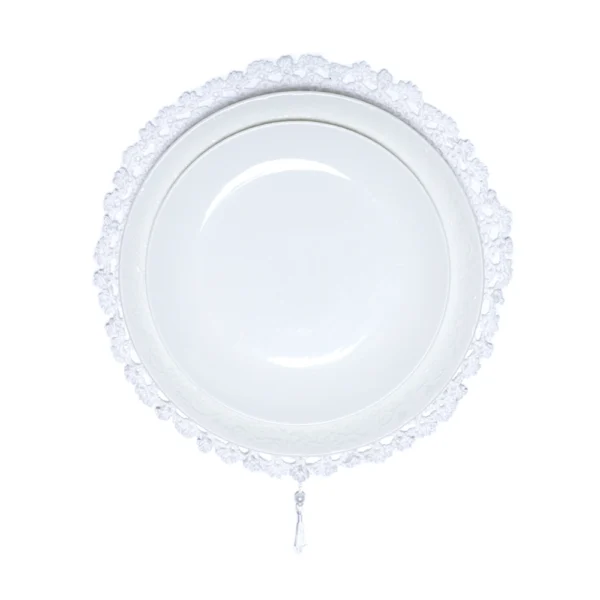Utopia Placemat White Ornament - Image 2