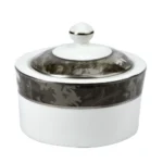 White Garden Sugar Pot