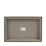 Monogram Leather Tray Small