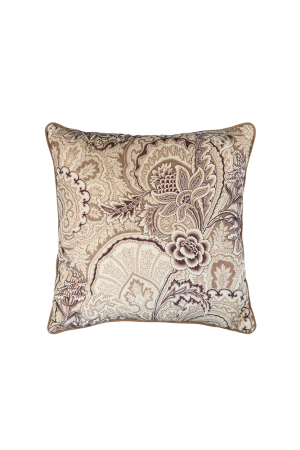 BLOOM EMBROIDERED CUSHION W/CORD 45x45