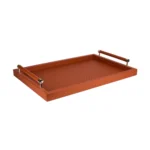 Leather Monogram Tray Large - Image 2