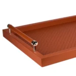 Leather Monogram Tray Large - Image 3