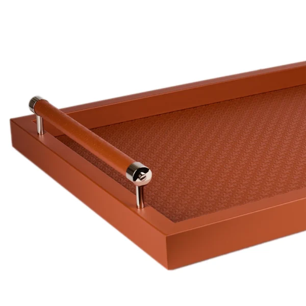 Leather Monogram Tray Large - Image 3