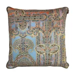 Cotton Chain Embroidered Cushion - Thumbnail Image 1
