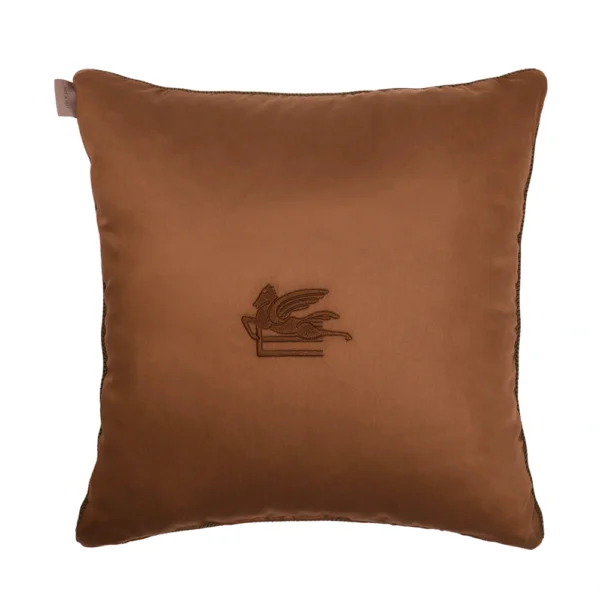 Tie Embroidered Cushion W/Cord - Image 2