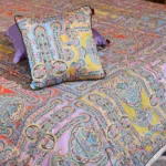 MULTICOLORCHAINQUILTEDBEDCOVERALLOVER1