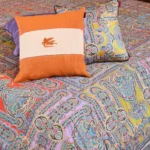 MULTICOLORCHAINQUILTEDBEDCOVERALLOVER4