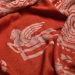 Wool Alocasia Fringed Throw - Image 2