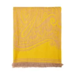 Wool Alocasia Fringed Throw - Thumbnail Image 1