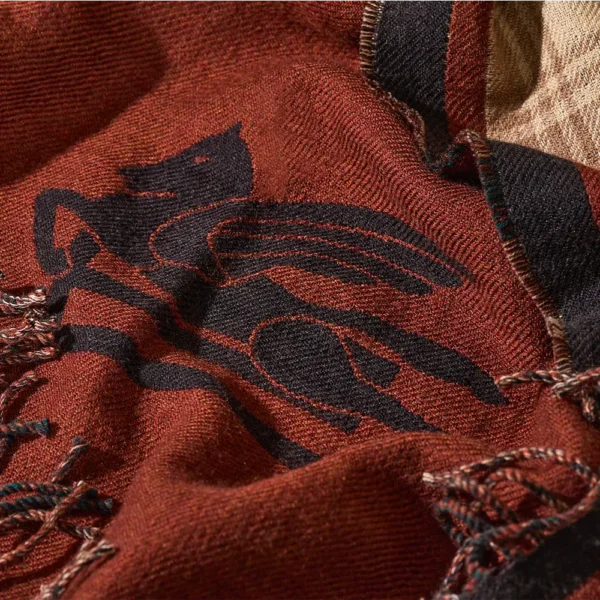 Boyd Fringed Wool Throw - Image 2