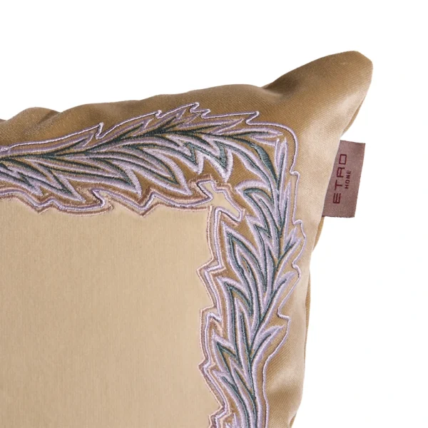 Kiri Velvet Embroidered Cushion - Image 2