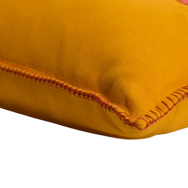 Ribot Wool Embroidered Cushion - Image 3