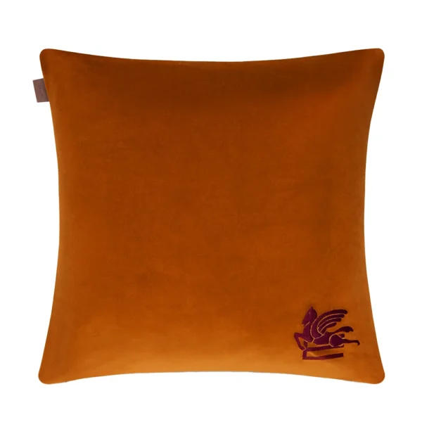 Velvet Gombo Embroidered Cushion - Image 2