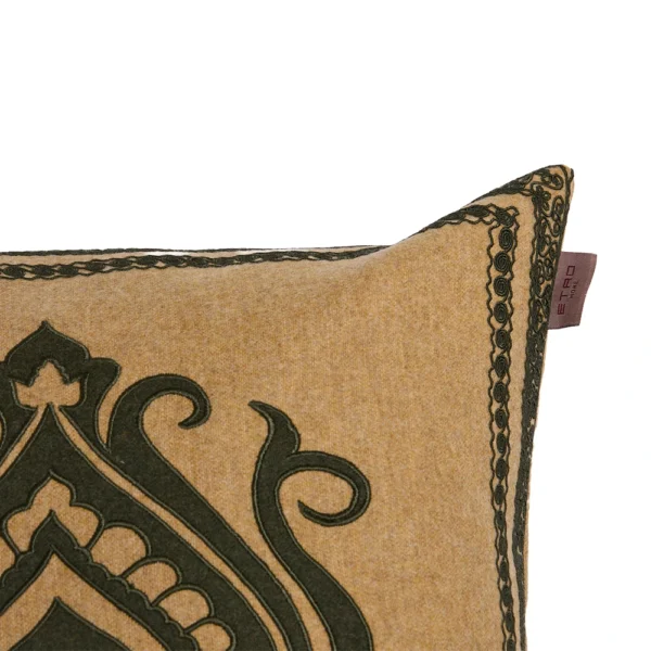 Wool Gombo Embroidered Cushion - Image 3