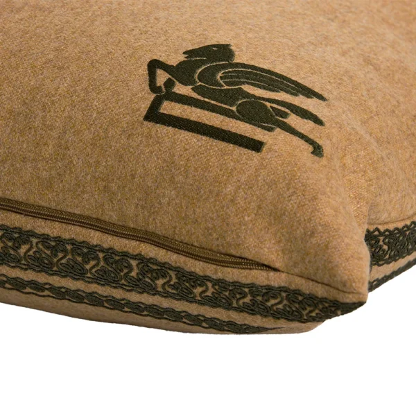 Wool Gombo Embroidered Cushion - Image 4