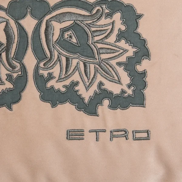 Velvet Loto Embroidered Cushion - Image 3