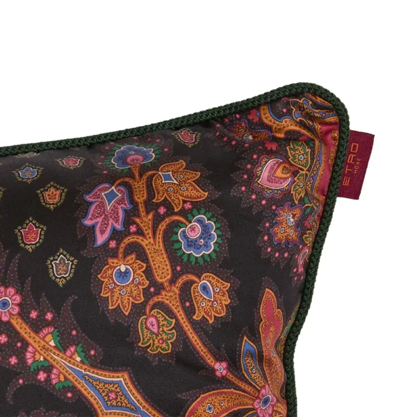 Zahir Printed Cushion W/Embroidery + Cord - Image 3