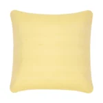ETRO HOME Birds embroidered cushion in yellow with a tropical bird and foliage design
