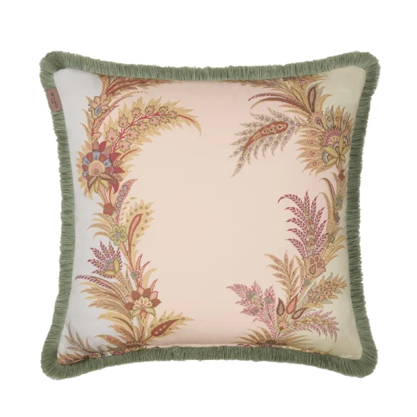 Caladium Cushion W/Passementerie - Image 2